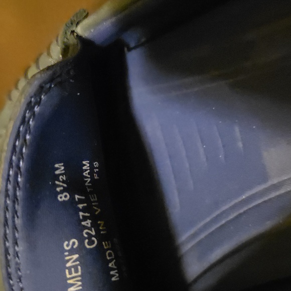 COLE HAAN MotoGrand Blue Nubuck Penny Loafer Driving Shoe -‎ Size 8 1/2